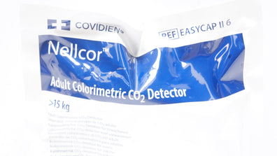 Covidien EASYCAPII6 Nellcor Adult Colorimetric CO2 Detector >15 kg (x)